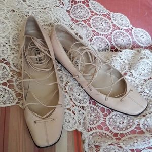 PERFECT PINK BALLET ANKLE WRAP SHOES
